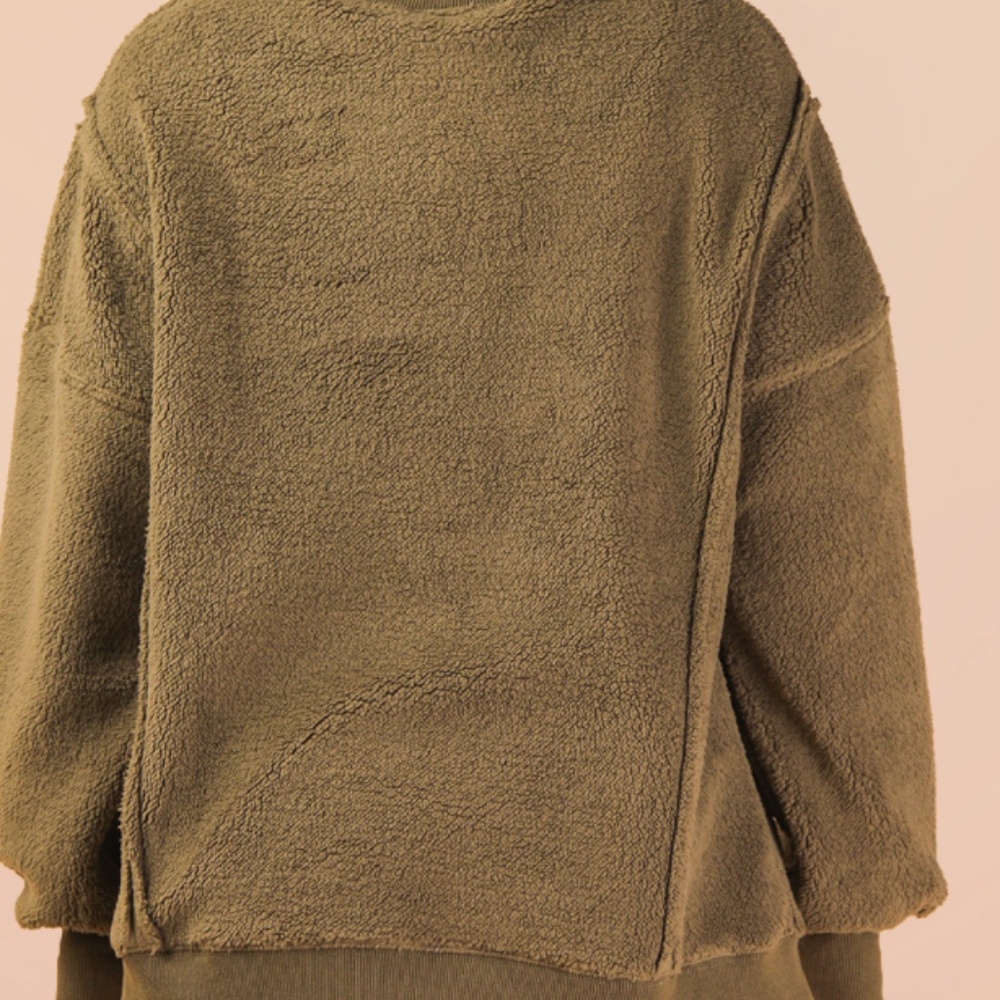 NWT New In Sage oversized fleece - Picture 2 of 2